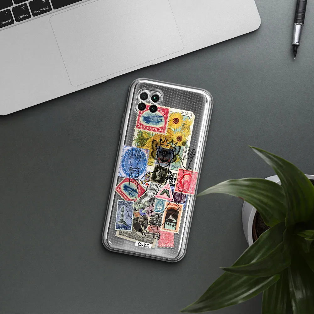 Stamp Collection Huawei Nova 7I Clear Tpu Case