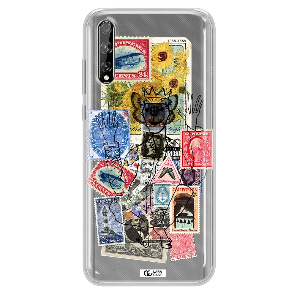 Stamp Collection Huawei P Smart S Clear TPU Case