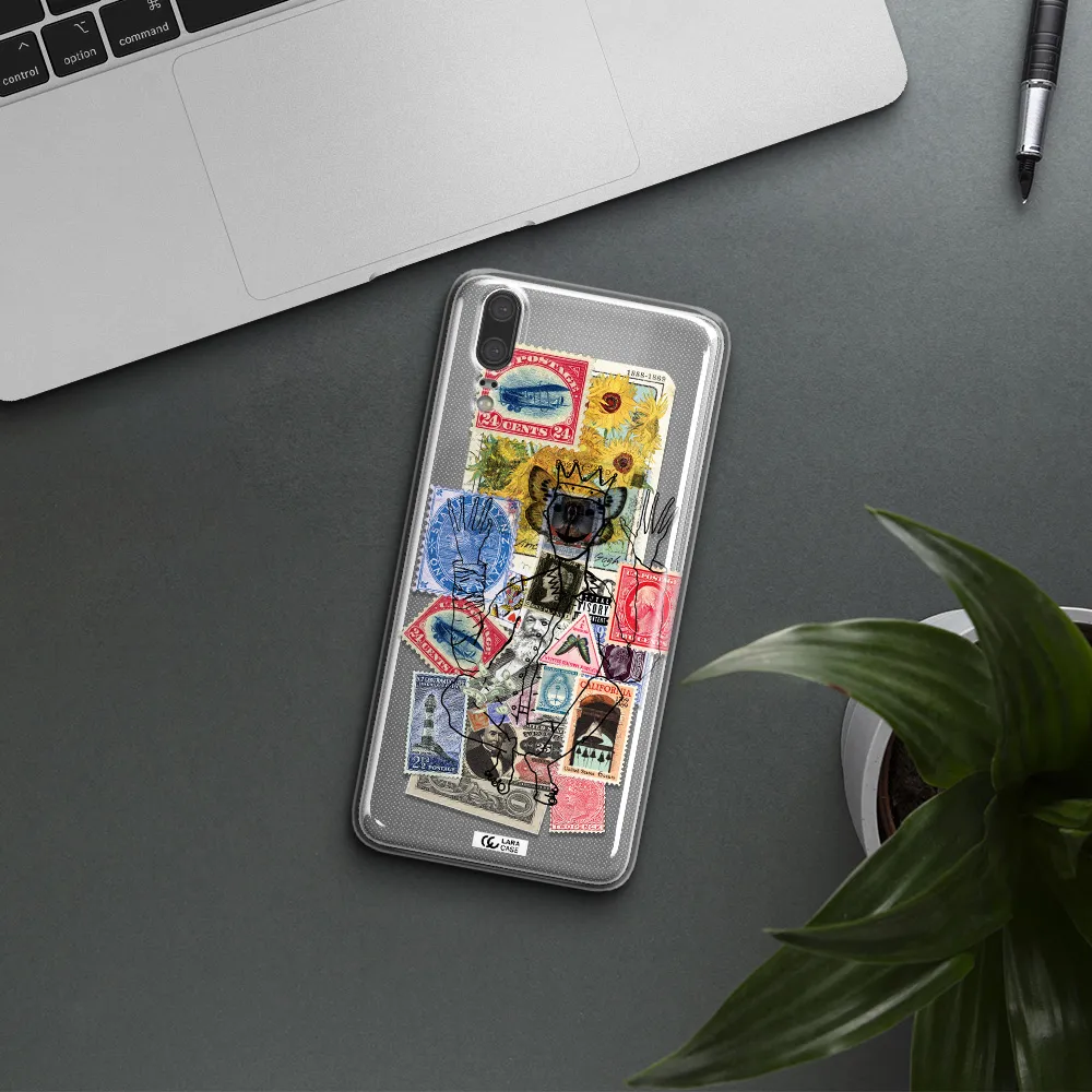 Stamp Collection Huawei P20 Clear TPU Case