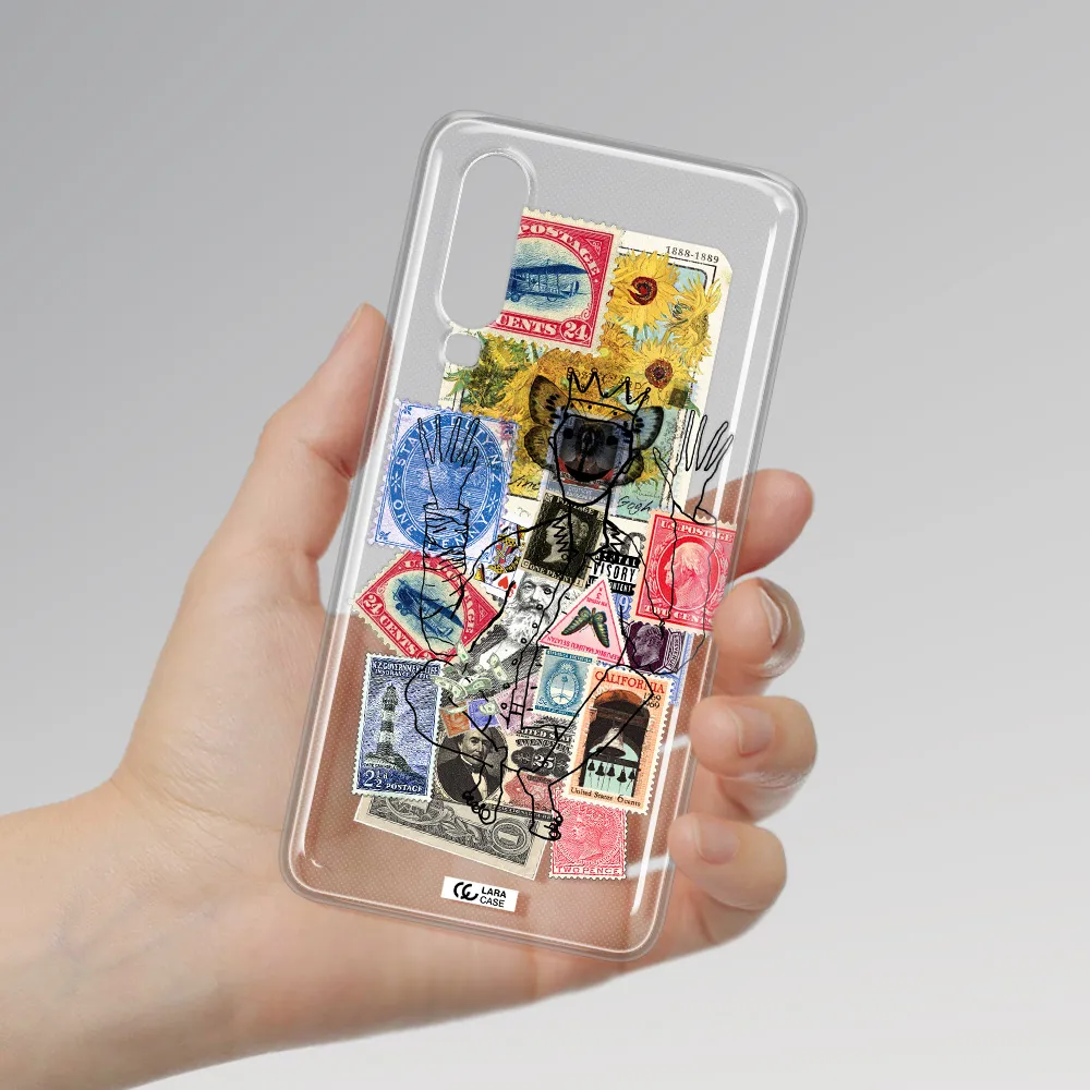 Stamp Collection Huawei P30 Clear TPU Case