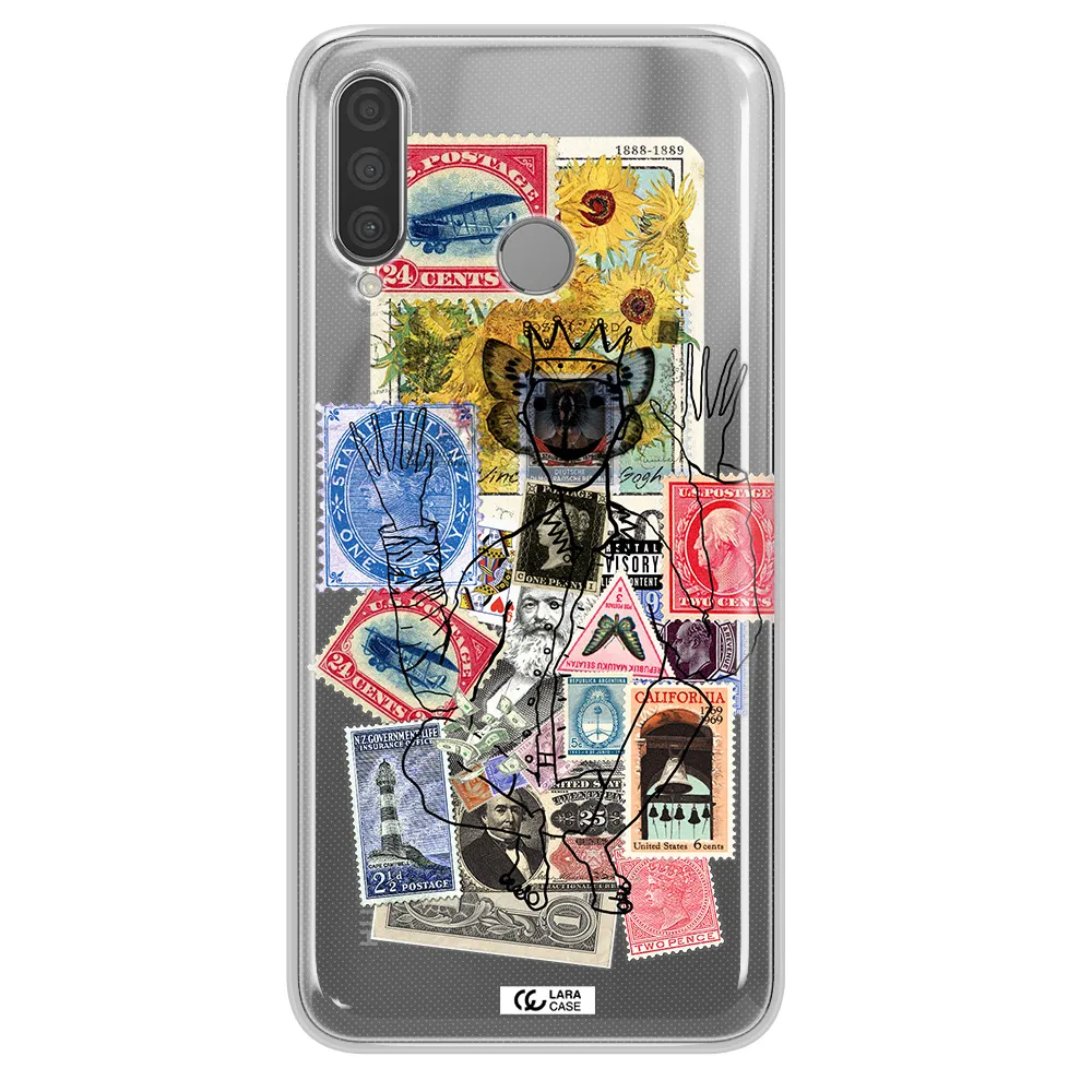 Stamp Collection Huawei P30 Lite Clear TPU Case