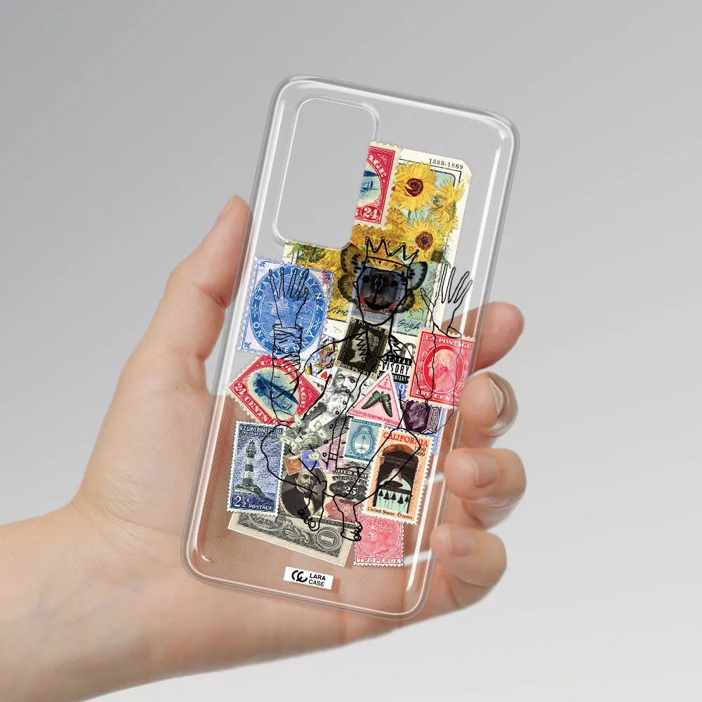 Stamp Collection Huawei P40 Clear TPU Case