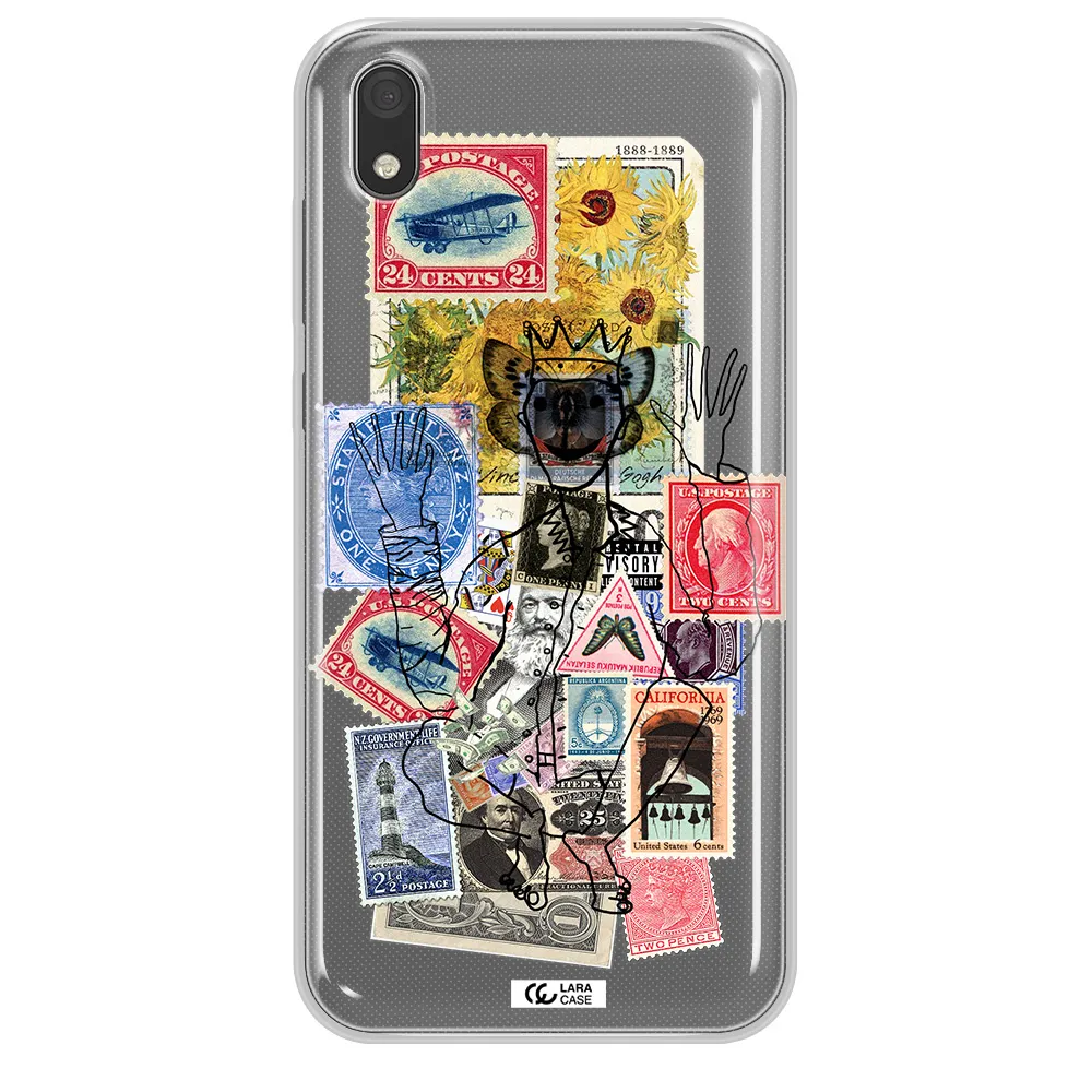 Stamp Collection Huawei Y5 2019 Clear TPU Case