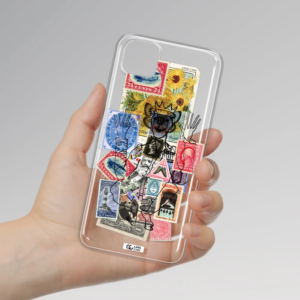 Stamp Collection Huawei Y5P Clear TPU Case
