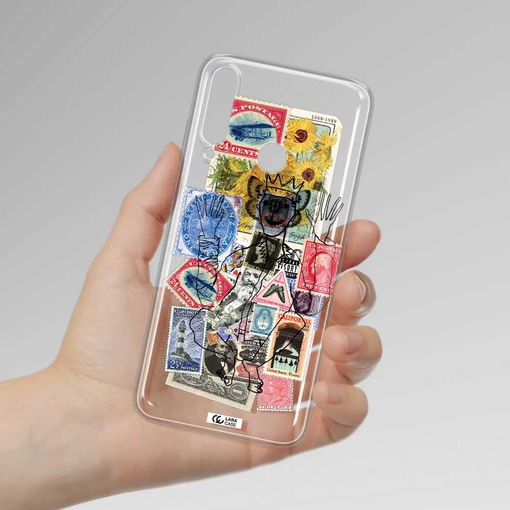 Stamp Collection Huawei Y6P Clear TPU Case