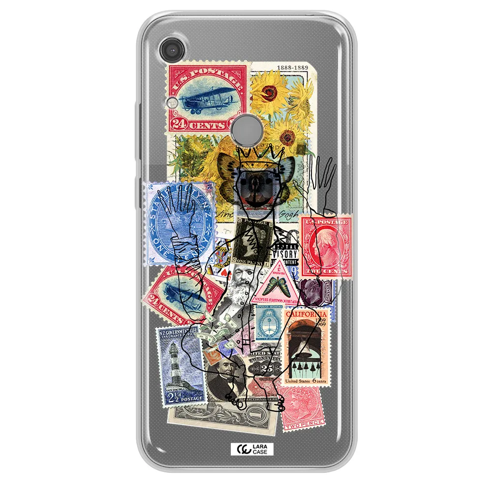 Stamp Collection Huawei Y6S Clear TPU Case