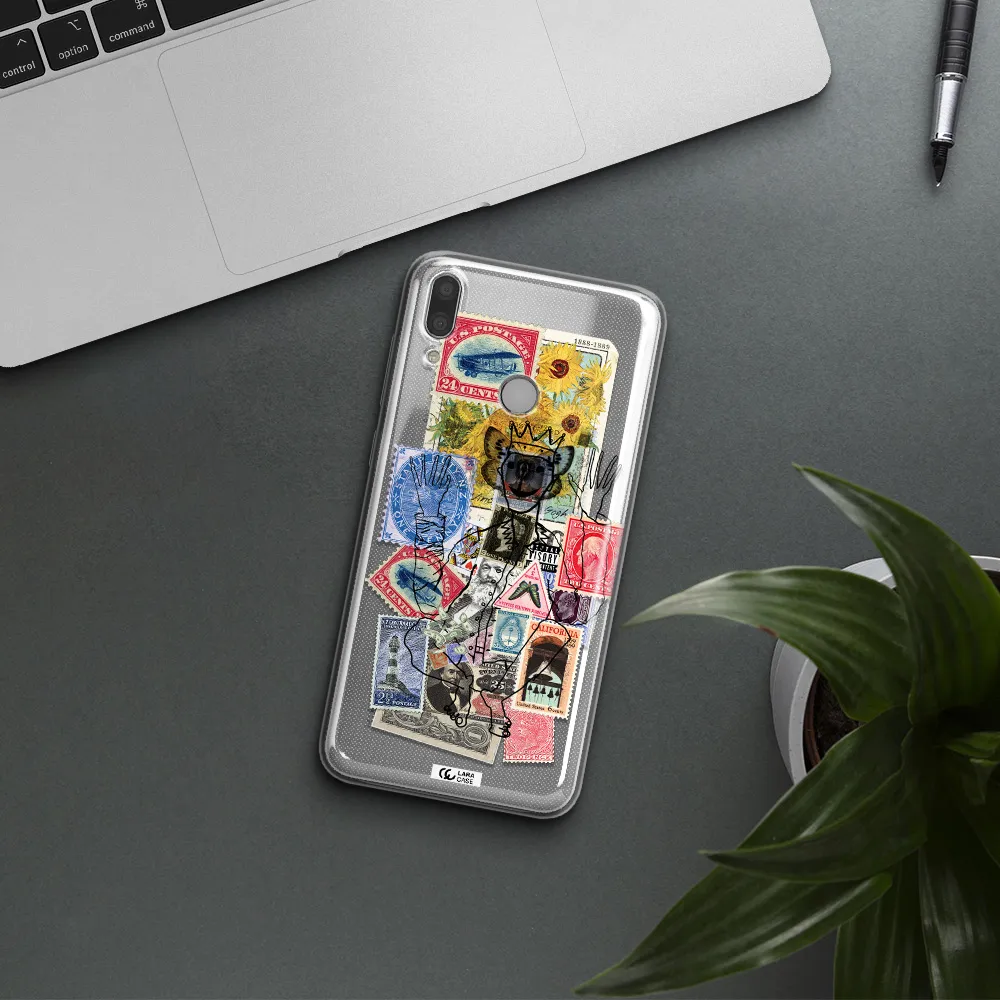 Stamp Collection Huawei Y9 2019 Clear TPU Case