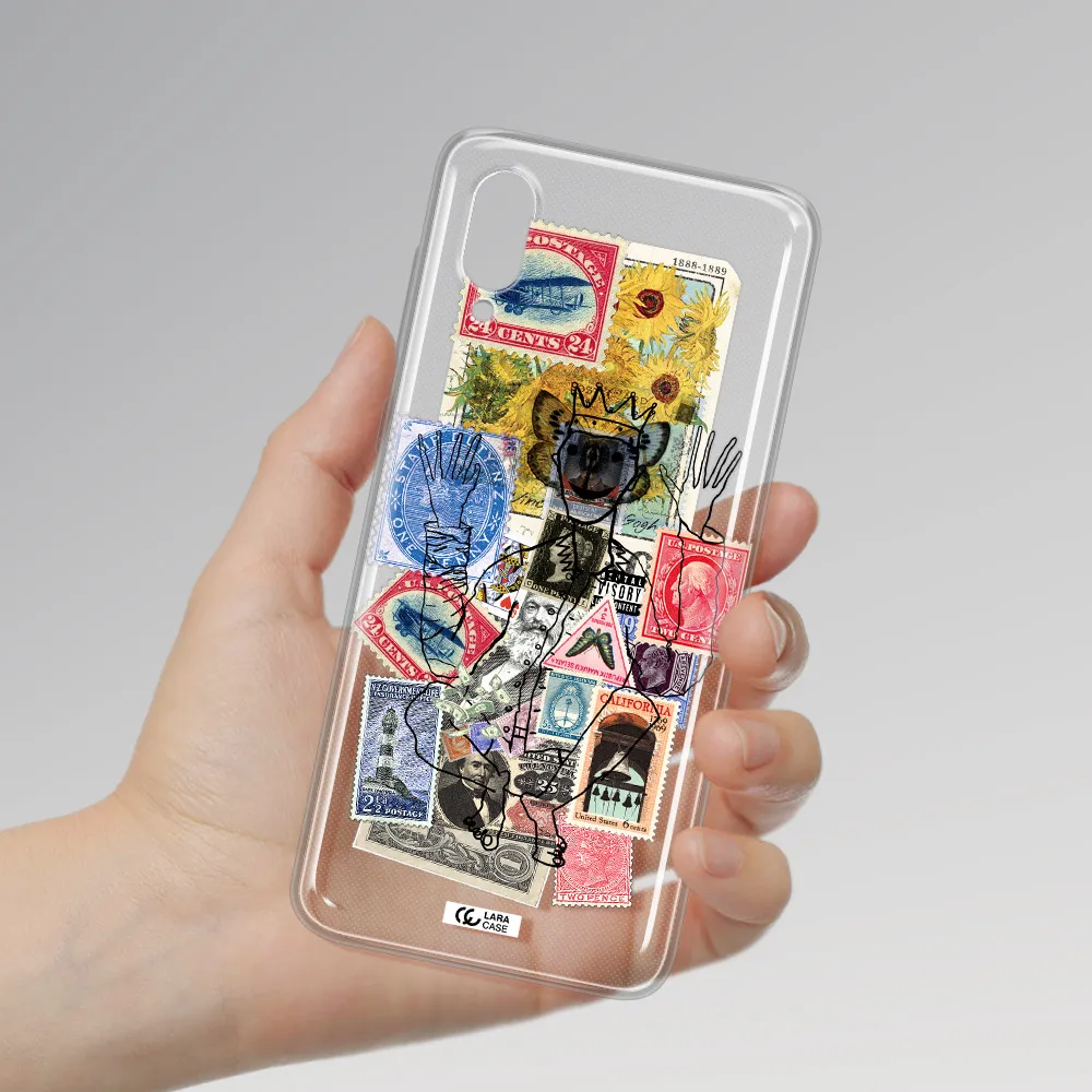 Stamp Collection Samsung A02 Clear TPU Case