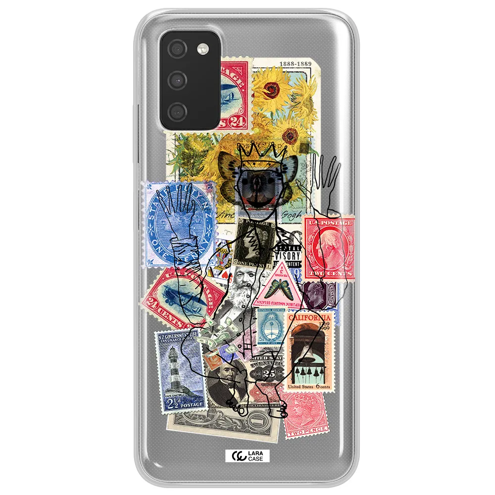 Stamp Collection Samsung A03S Clear TPU Case