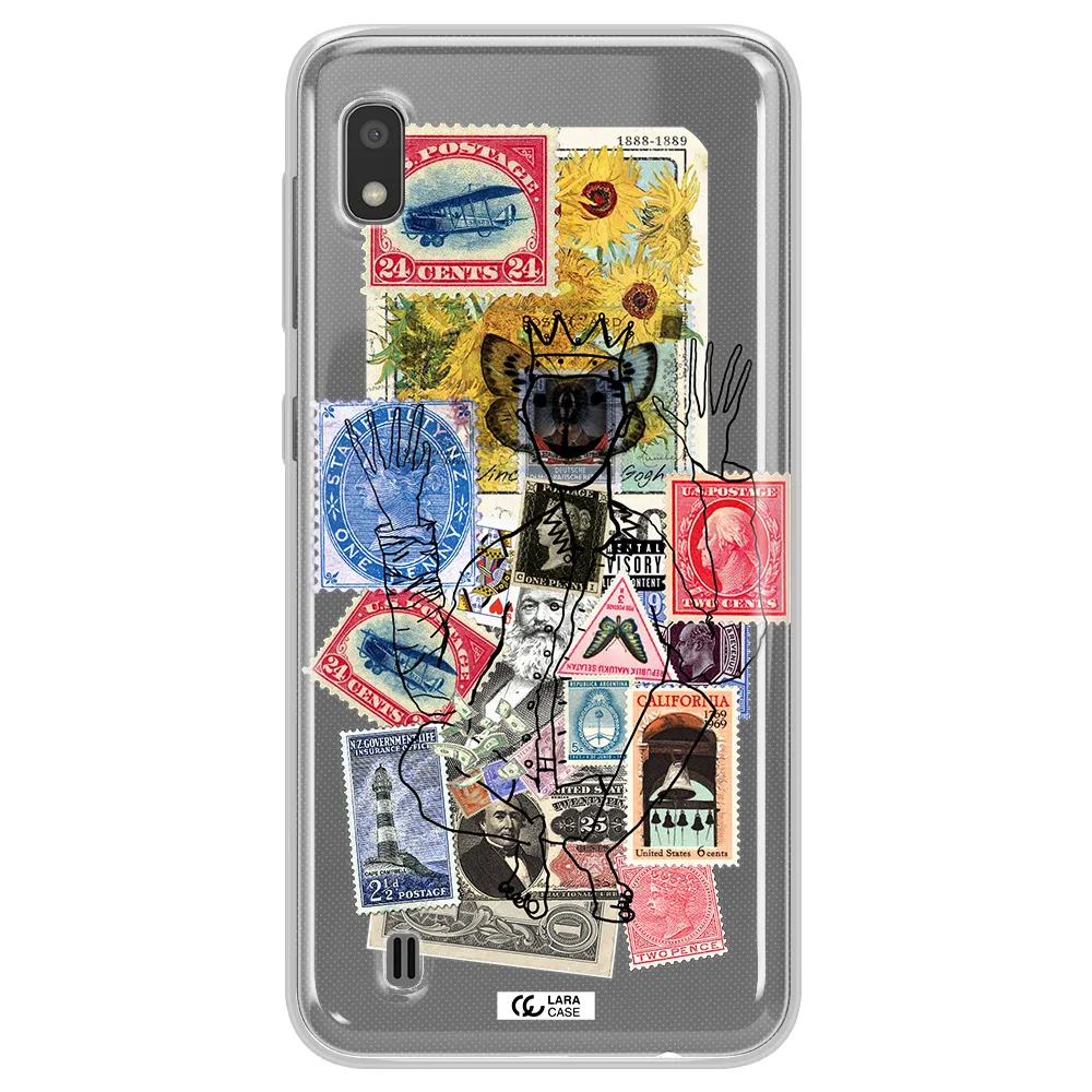 Stamp Collection Samsung A10 Clear TPU Case