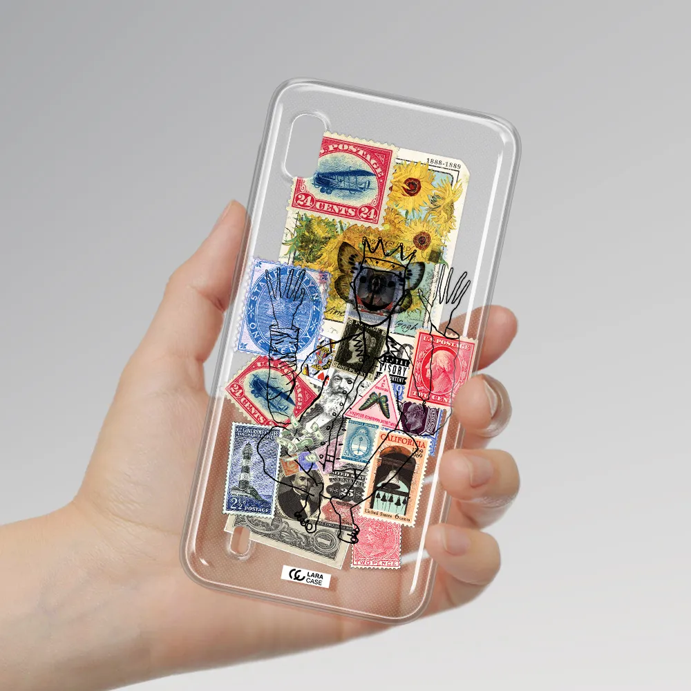 Stamp Collection Samsung A10 Clear TPU Case