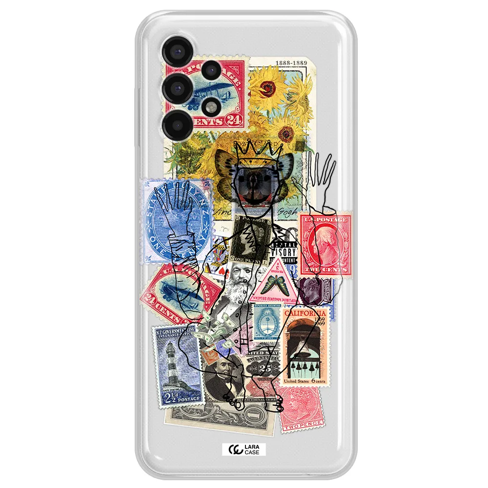 Stamp Collection Samsung A13 4g Clear TPU Case
