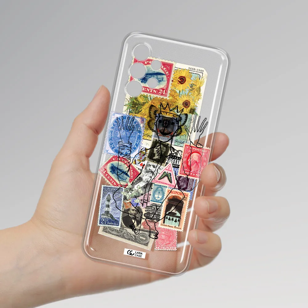 Stamp Collection Samsung A13 4g Clear TPU Case