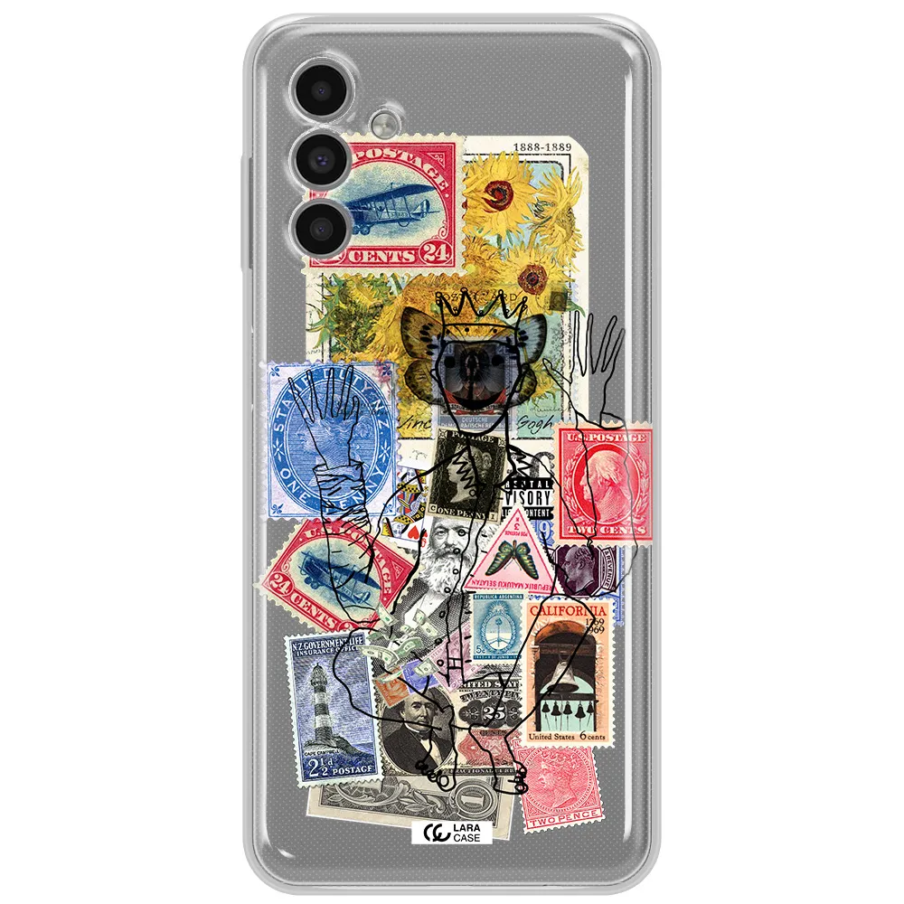 Stamp Collection Samsung A13 5G Clear Tpu Case