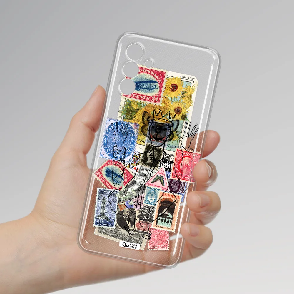 Stamp Collection Samsung A13 5G Clear Tpu Case