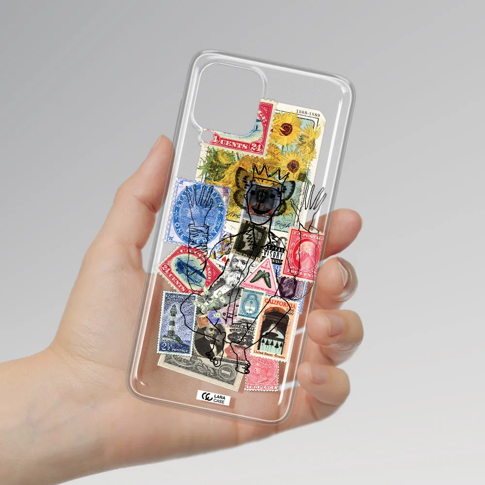 Stamp Collection Samsung A22 4g Clear TPU Case