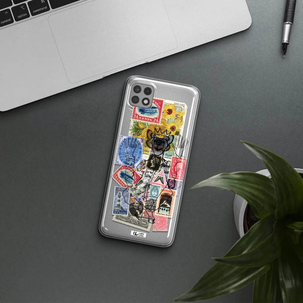 Stamp Collection Samsung A22 5g Clear TPU Case