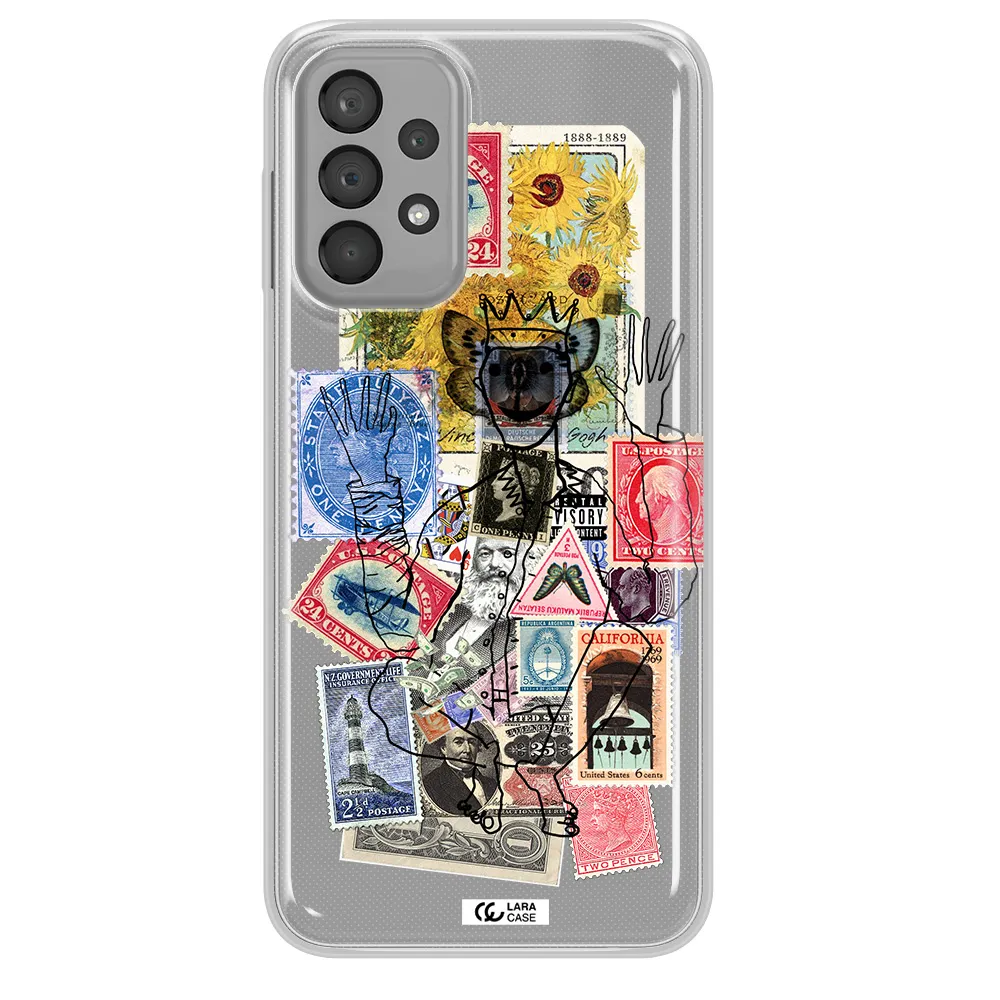 Stamp Collection Samsung A23 Clear TPU Case