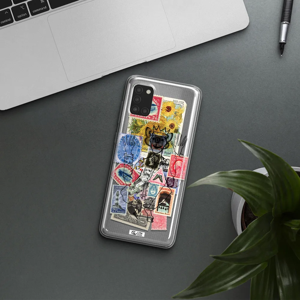 Stamp Collection Samsung A31 Clear TPU Case
