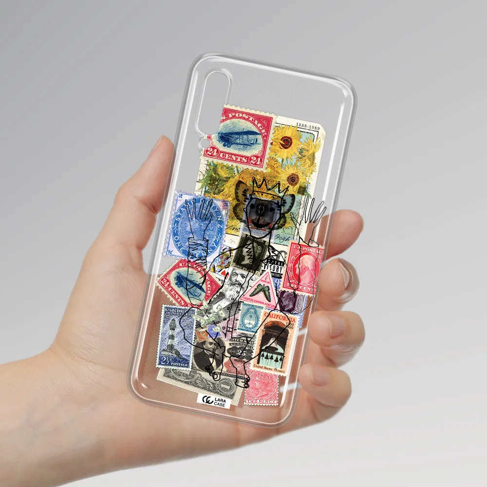 Stamp Collection Samsung A50S Clear Tpu Case