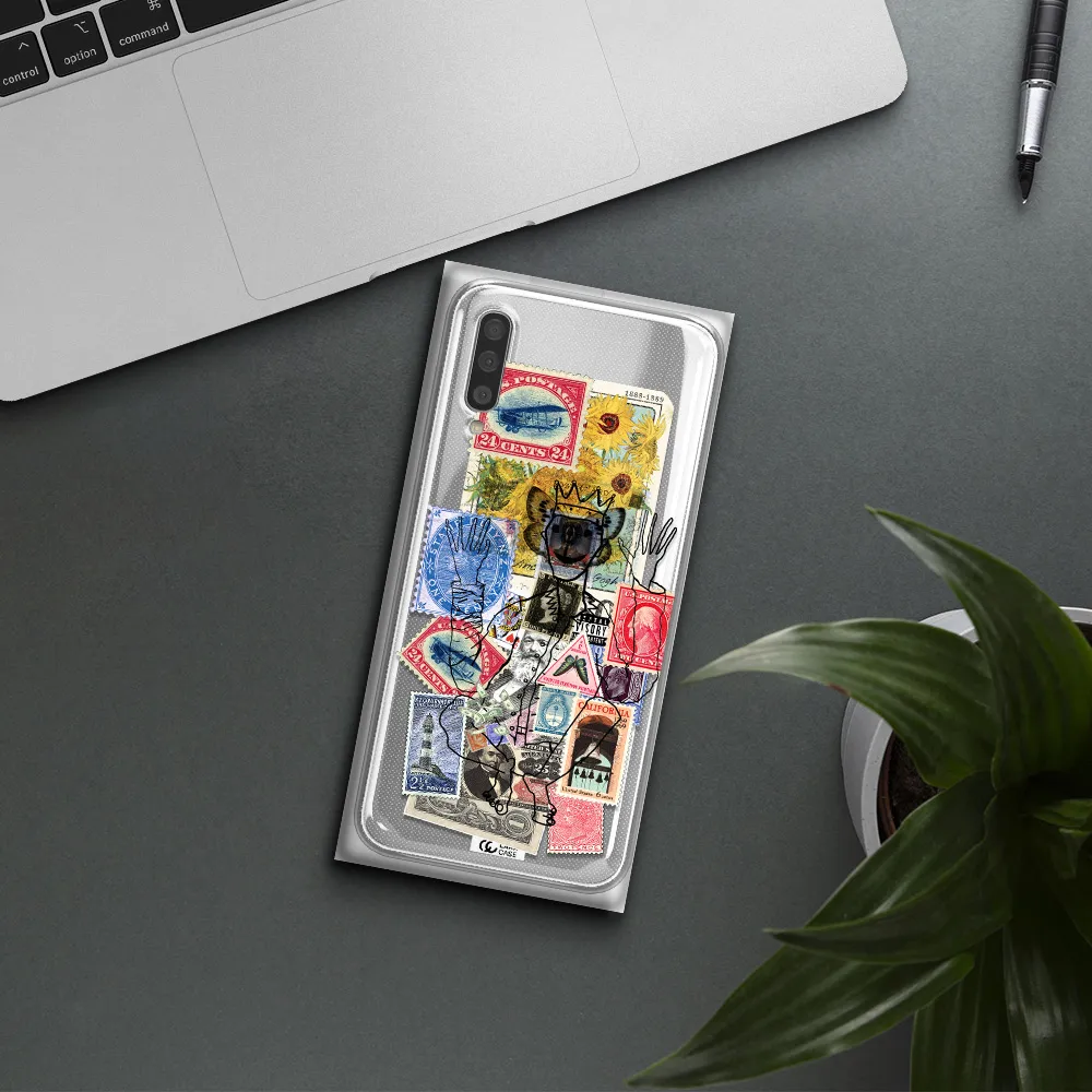 Stamp Collection Samsung A50S Clear Tpu Case