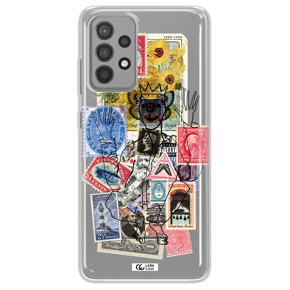 Stamp Collection Samsung A52 Clear TPU Case