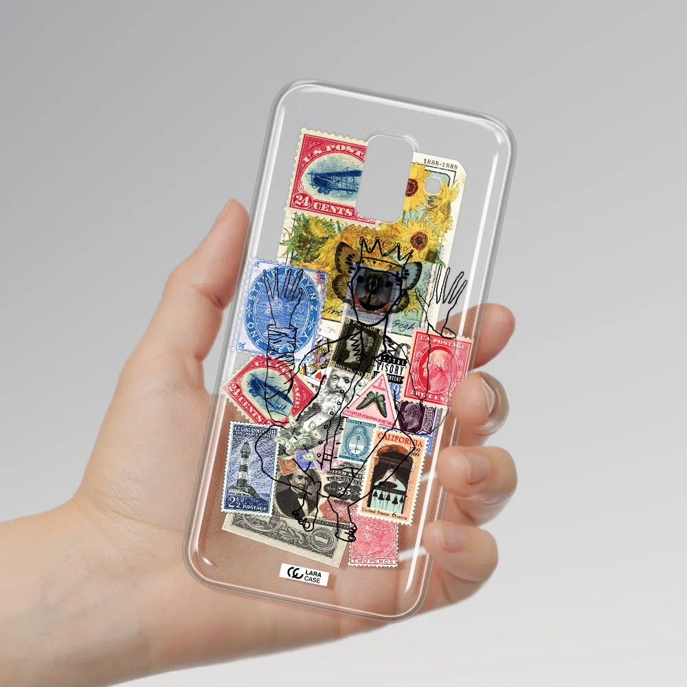 Stamp Collection Samsung A6 Clear TPU Case