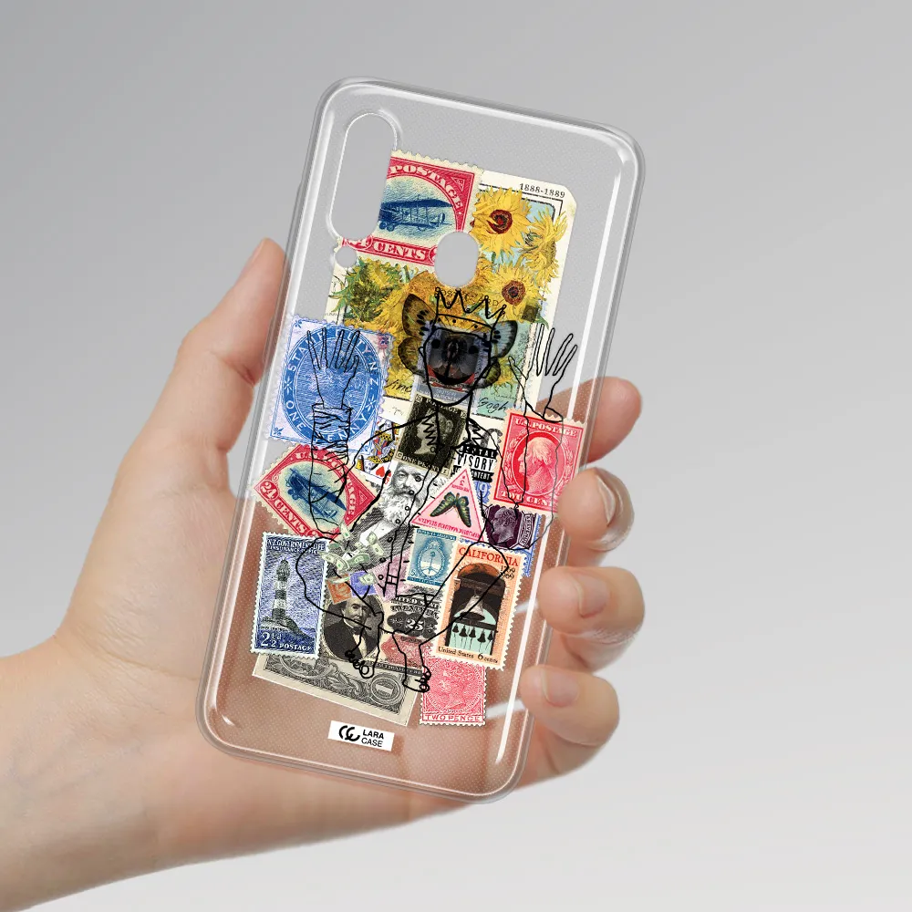 Stamp Collection Samsung A60 Clear TPU Case
