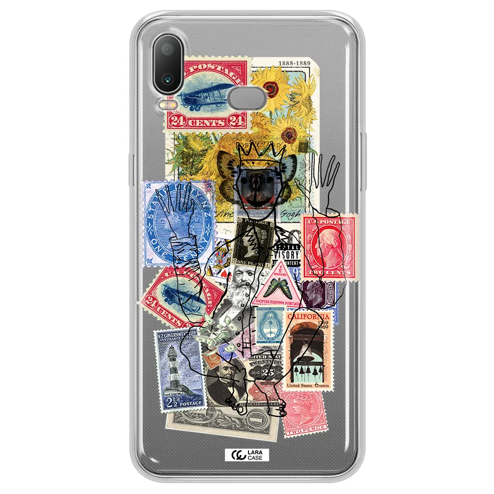 Stamp Collection Samsung A6S Clear TPU Case