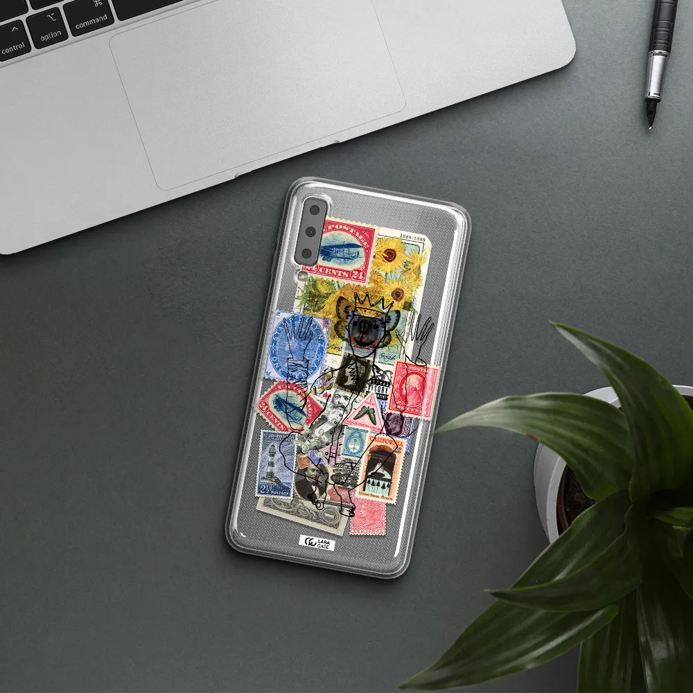 Stamp Collection Samsung A7 2018 Clear TPU Case