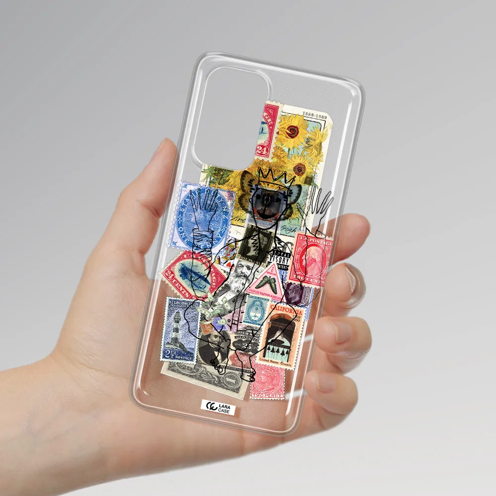 Stamp Collection Samsung A73 Clear TPU Case
