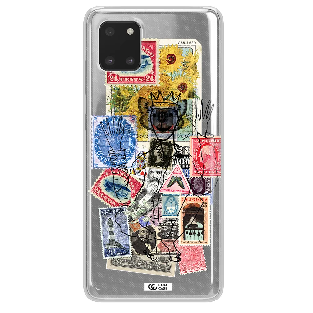 Stamp Collection Samsung A81 Clear TPU Case