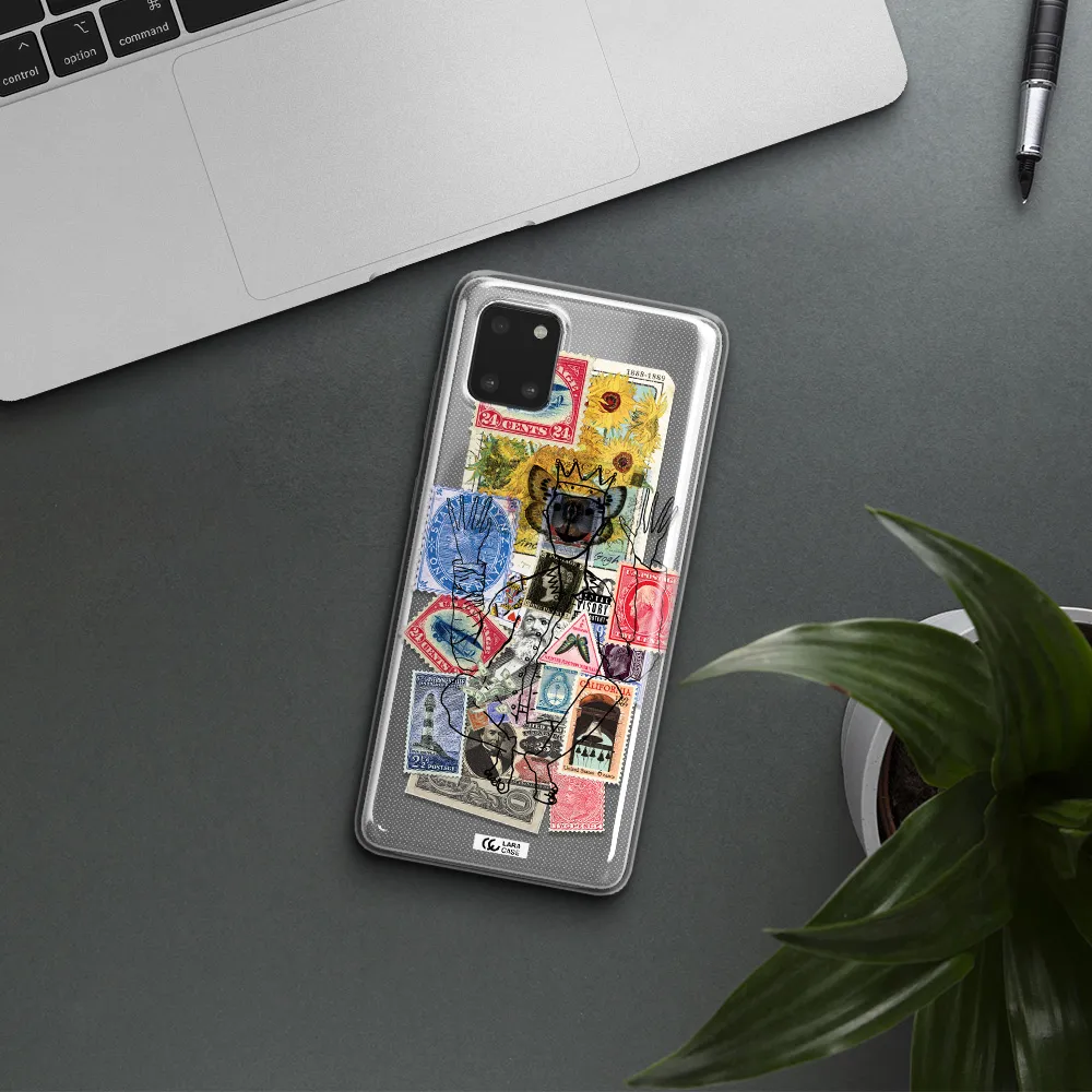 Stamp Collection Samsung A81 Clear TPU Case