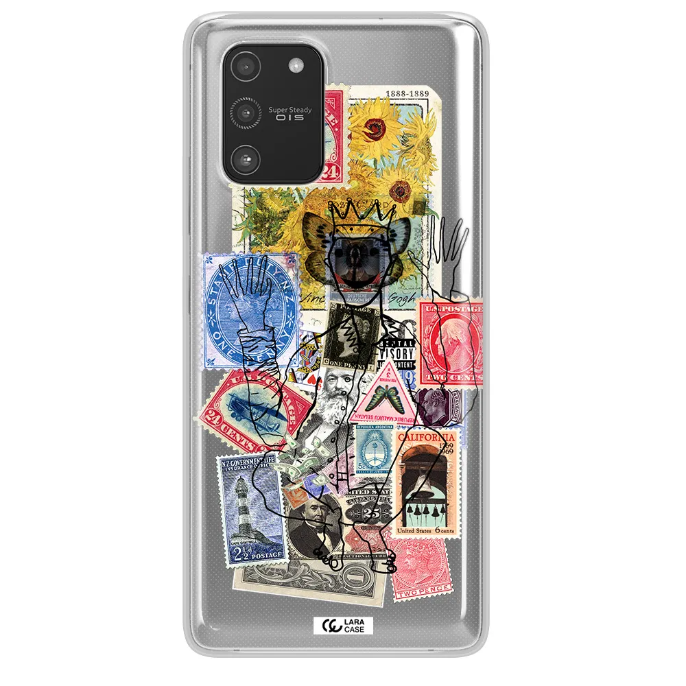 Stamp Collection Samsung A91 Clear TPU Case