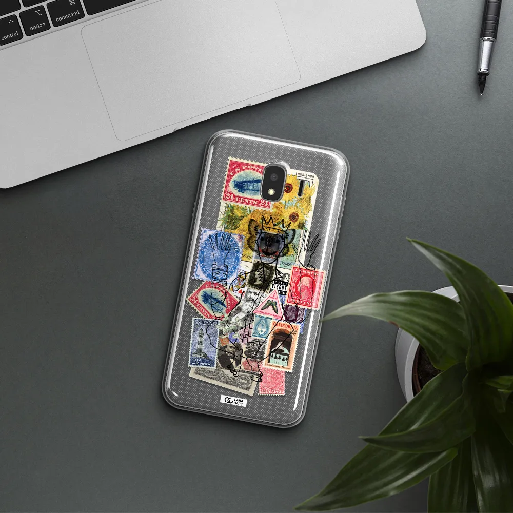 Stamp Collection Samsung J4 Clear TPU Case