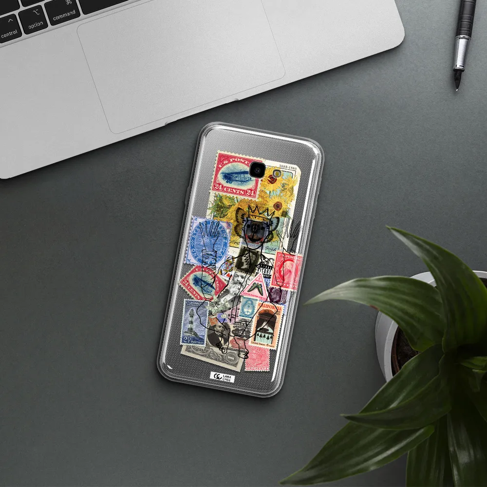 Stamp Collection Samsung J4 Plus Clear TPU Case