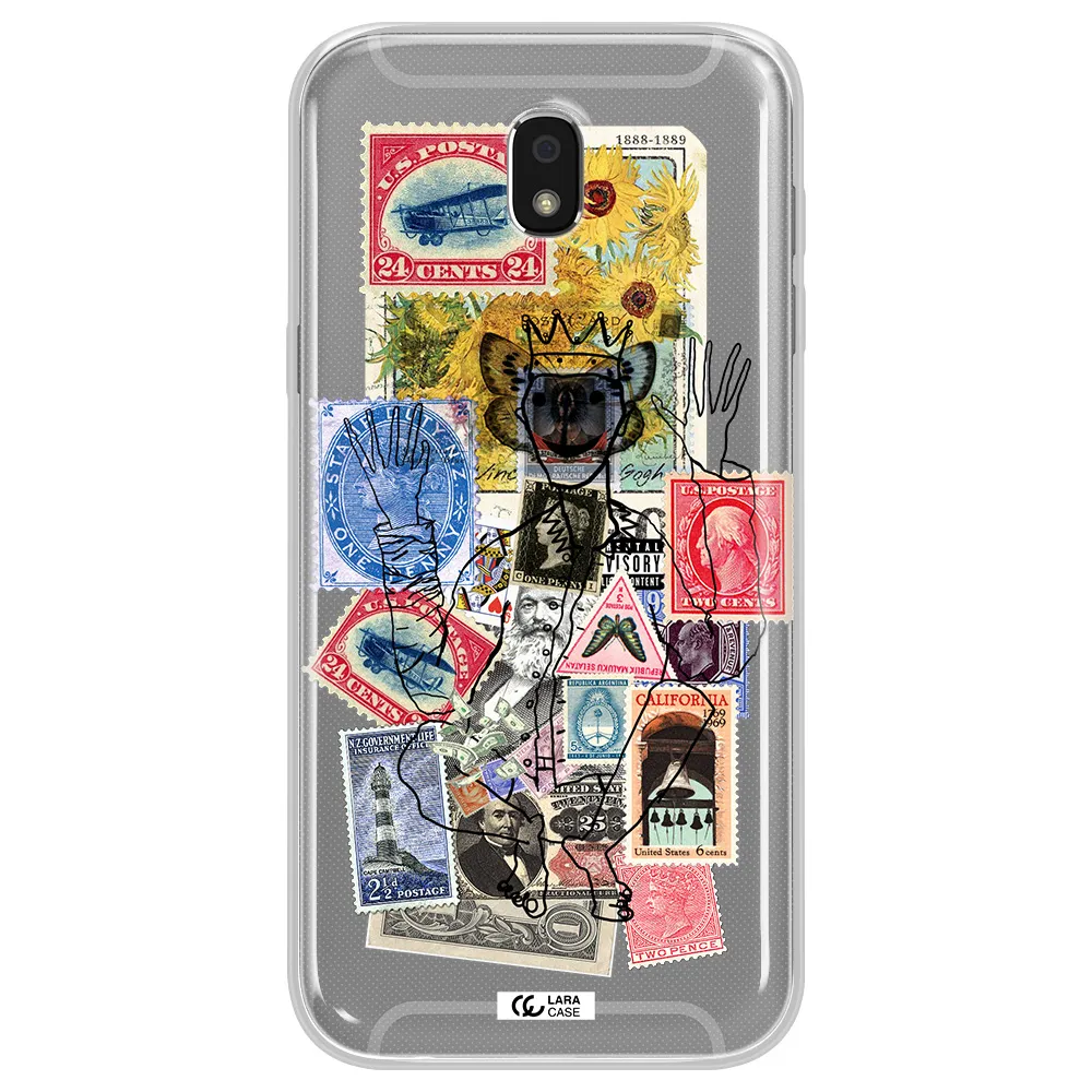 Stamp Collection Samsung J5 2017 Clear TPU Case
