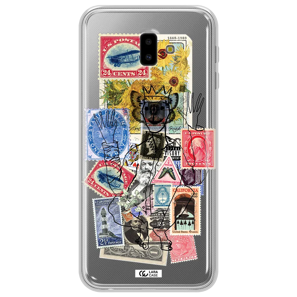 Stamp Collection Samsung J6 Plus Clear TPU Case