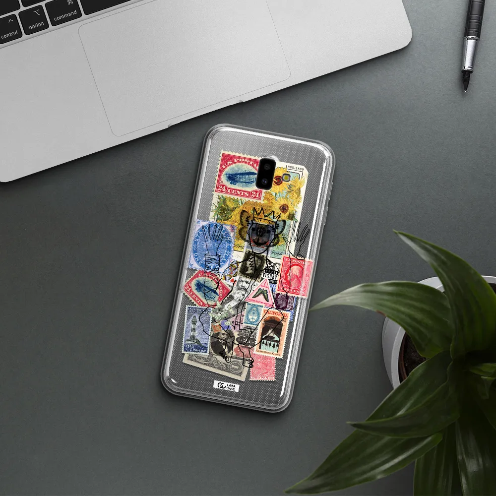 Stamp Collection Samsung J6 Plus Clear TPU Case