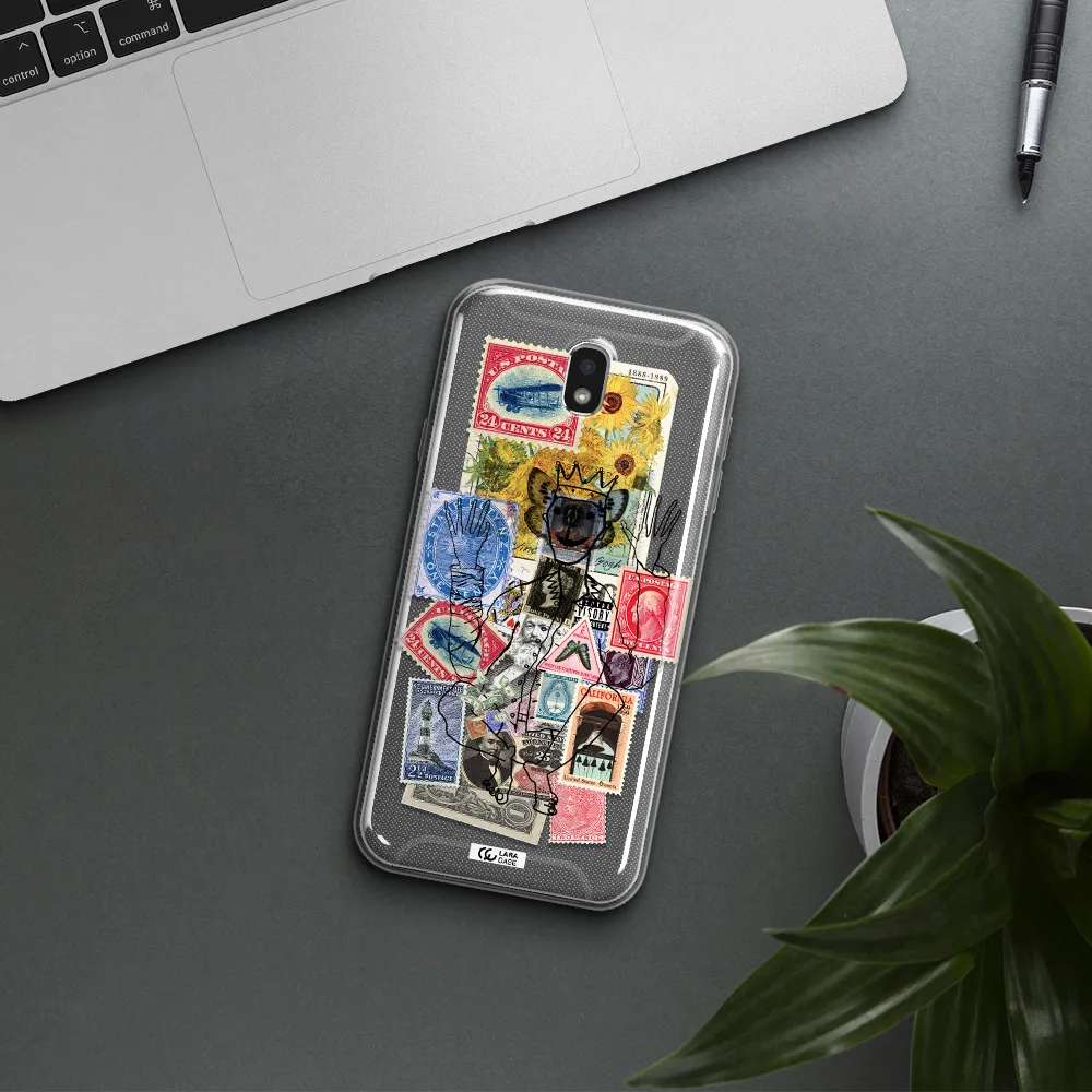 Stamp Collection Samsung J7 Pro Clear TPU Case