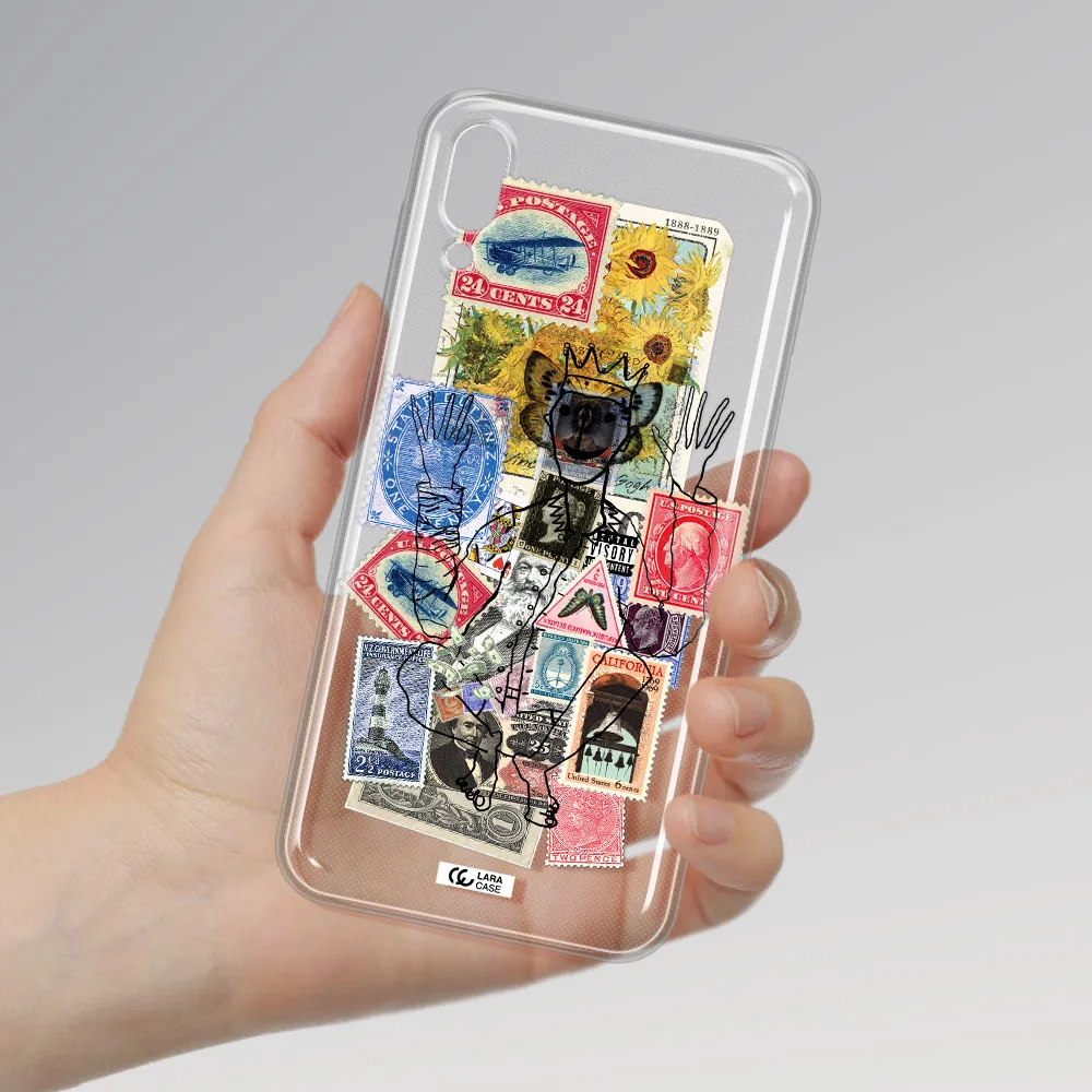 Stamp Collection Samsung M10 Clear TPU Case