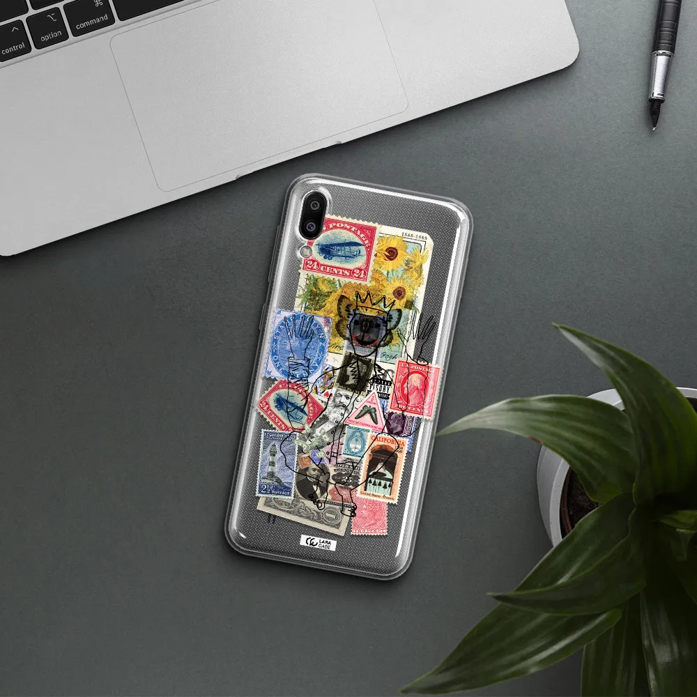 Stamp Collection Samsung M10 Clear TPU Case