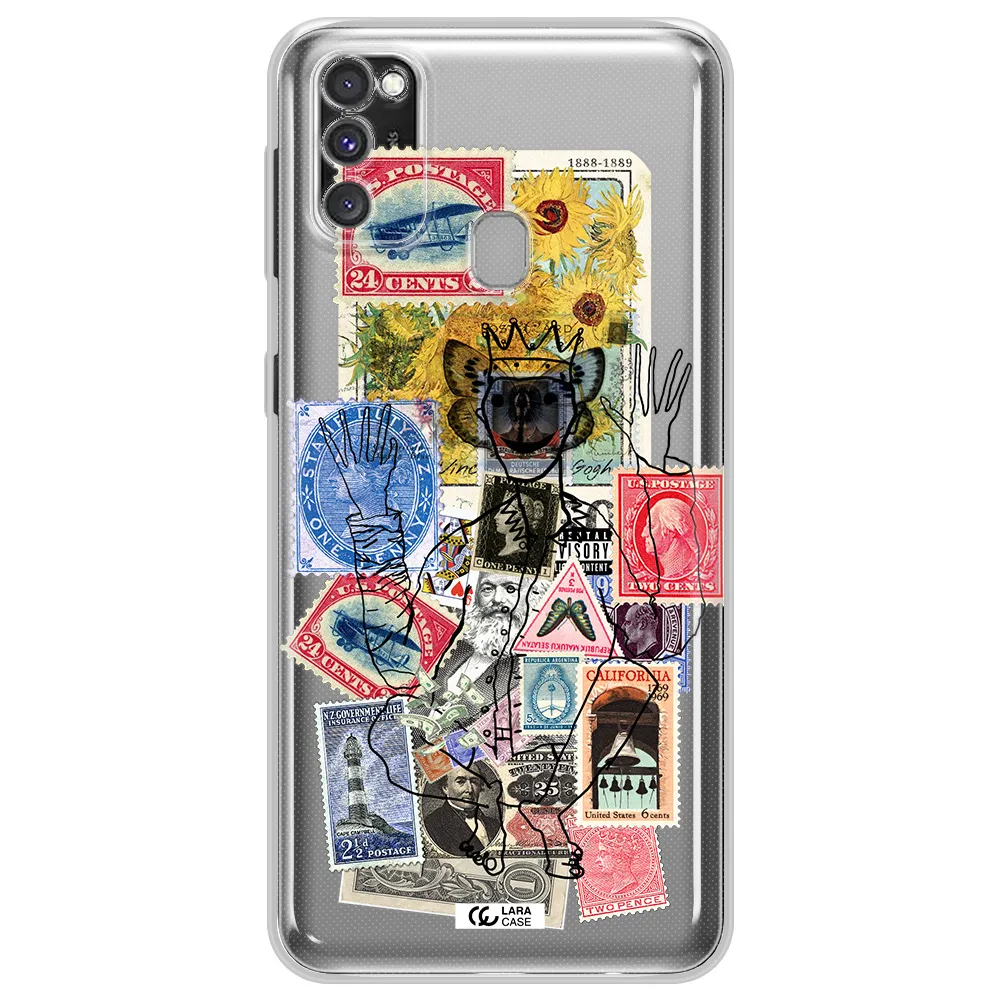 Stamp Collection Samsung M30S Clear TPU Case