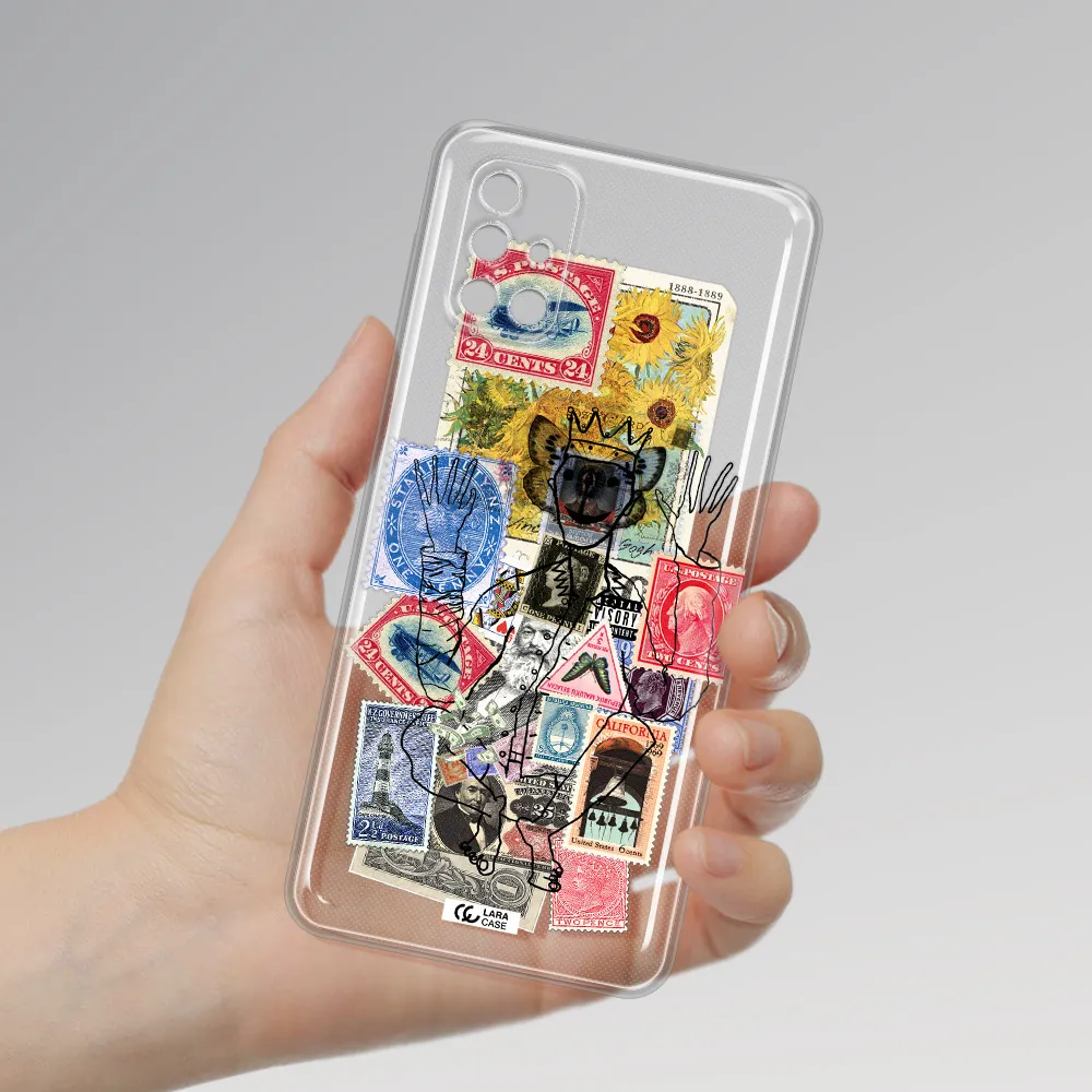 Stamp Collection Samsung M31S Clear TPU Case