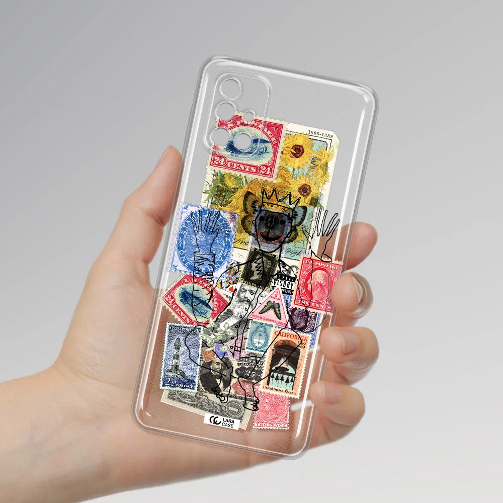 Stamp Collection Samsung M51 Clear TPU Case