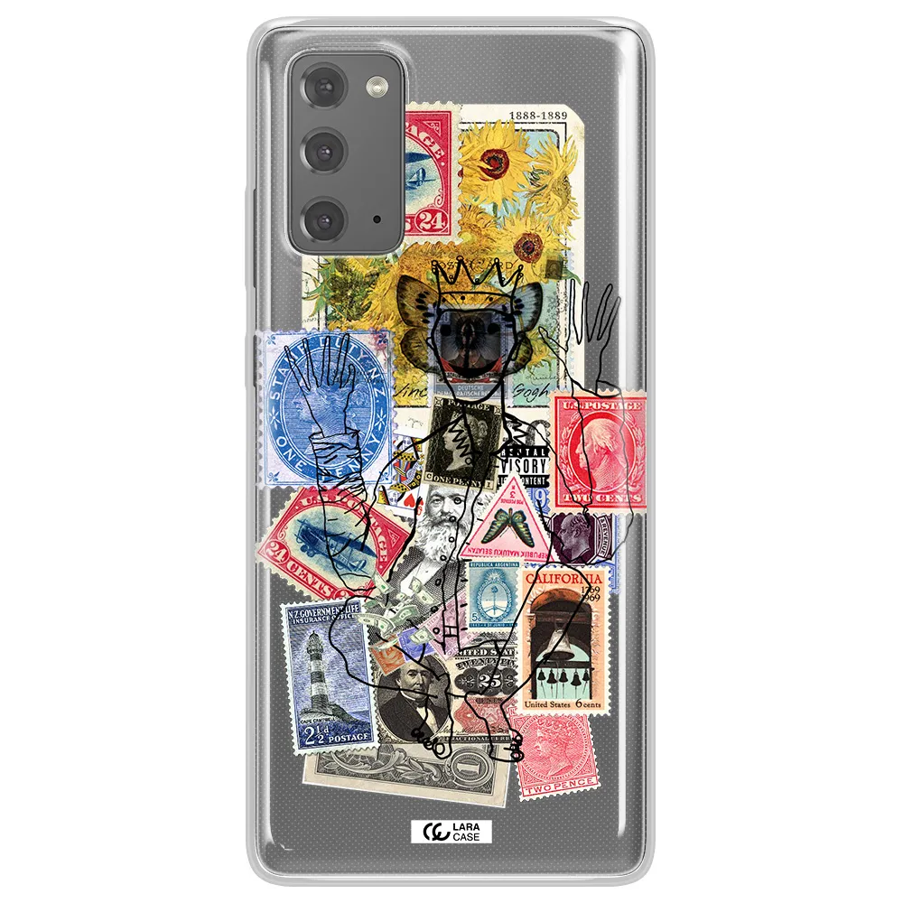 Stamp Collection Samsung Note 20 Clear TPU Case