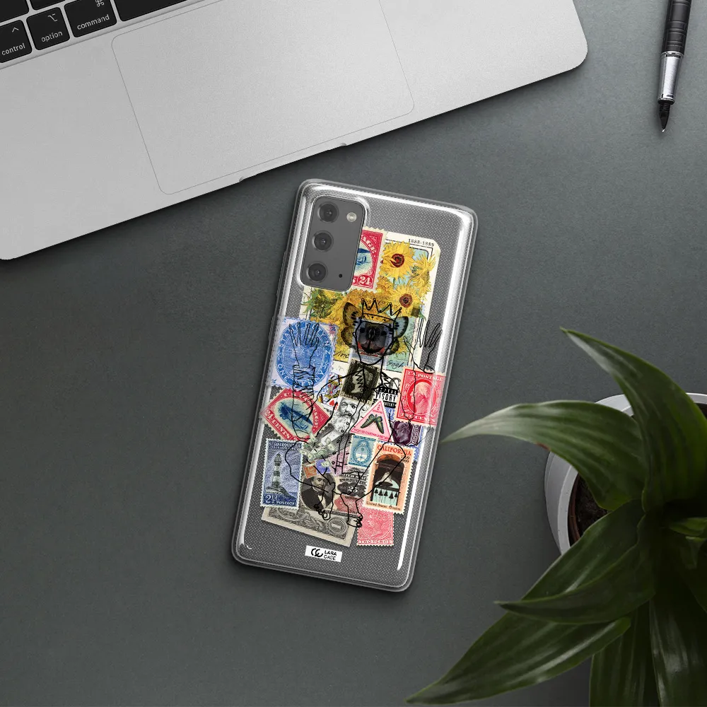 Stamp Collection Samsung Note 20 Clear TPU Case