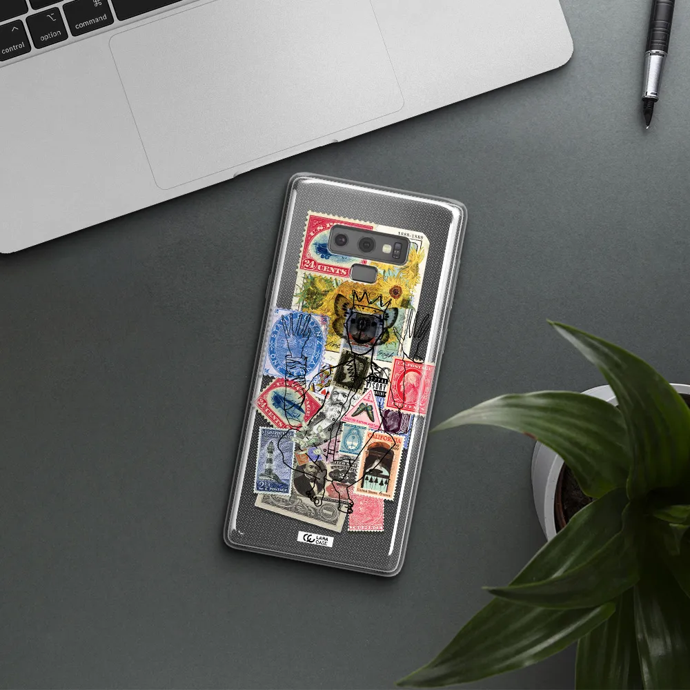 Stamp Collection Samsung Note 9 Clear TPU Case