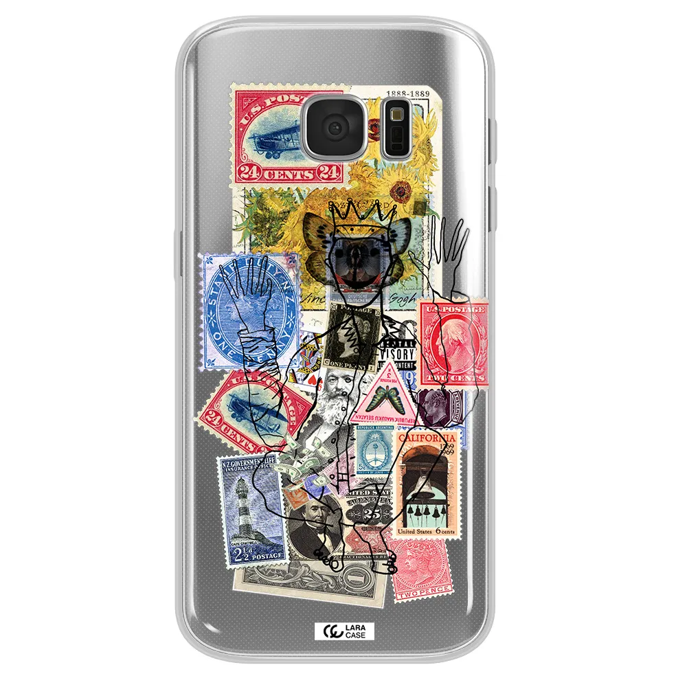 Stamp Collection Samsung S 7 Clear TPU Case