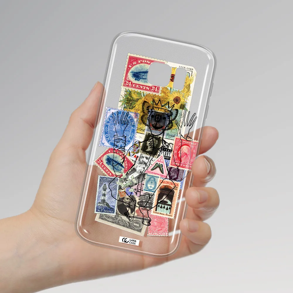 Stamp Collection Samsung S 7 Clear TPU Case